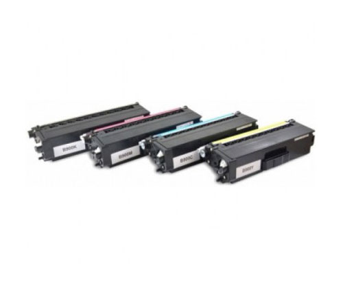 4 Toners Compativeis, Brother TN-900 Preto + Cor ~ 6.000 Paginas