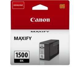 Tinteiro Original Canon PGI-1500 BK Preto 12.4ml ~ 400 paginas
