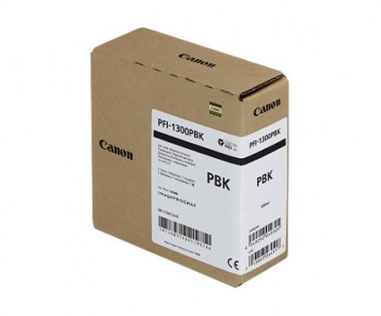 Tinteiro Original Canon PFI-1300 PBK Preto Foto 330ml
