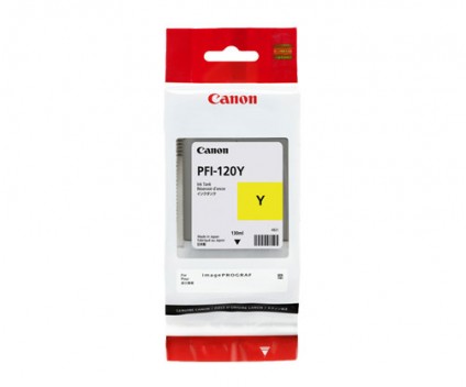 Tinteiro Original Canon PFI-120 Amarelo 130ml