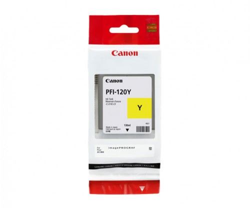 Tinteiro Original Canon PFI-120 Amarelo 130ml