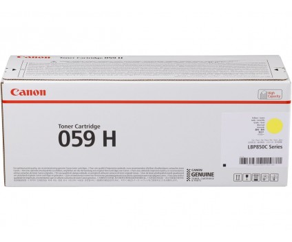 Toner Original Canon 059H Amarelo ~ 13.500 Paginas