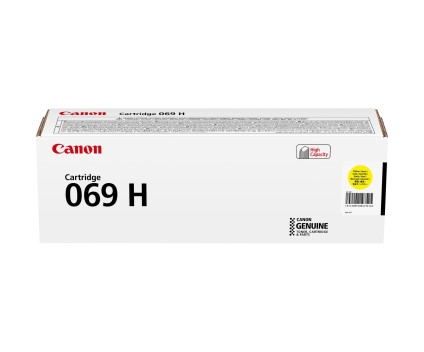 Toner Original Canon 069H Amarelo ~ 5.500 Paginas