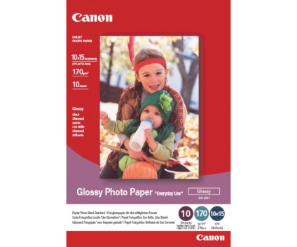 Papel Fotográfico Original Canon 0775B005 170 g/m² ~ 10 Paginas 100mm X 150mm