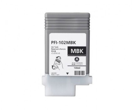 Tinteiro Compativel Canon PFI-102 Preto Matte 130ml