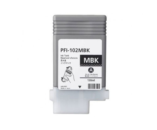 Tinteiro Compativel Canon PFI-102 Preto Matte 130ml