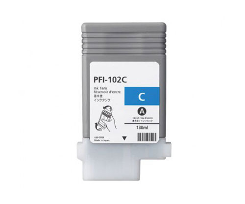 Tinteiro Compativel Canon PFI-102 Cyan 130ml