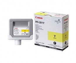 Tinteiro Original Canon PFI-301 Y Amarelo 330ml