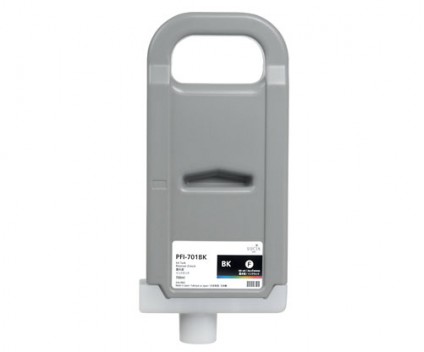 Tinteiro Compativel Canon PFI-301 BK / PFI-701 BK Preto 700ml