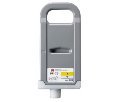 Tinteiro Compativel Canon PFI-301 Y / PFI-701 Y Amarelo 700ml