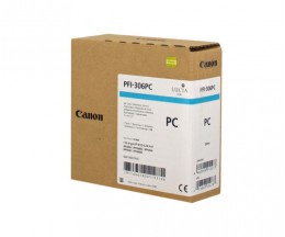 Tinteiro Original Canon PFI-306 PC Cyan Foto 330ml