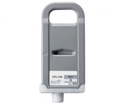 Tinteiro Compativel Canon PFI-706 PGY Cinza Foto 700ml