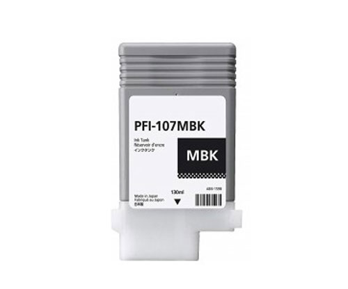 Tinteiro Compativel Canon PFI-107 MBK Preto Matte 130ml
