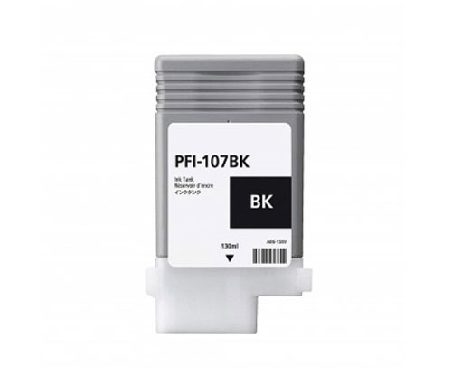 Tinteiro Compativel Canon PFI-107 BK Preto 130ml