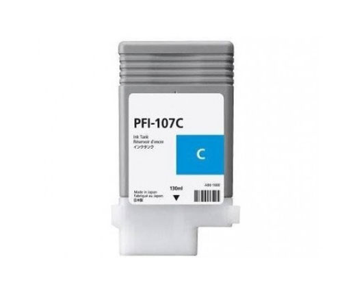 Tinteiro Compativel Canon PFI-107 C Cyan 130ml