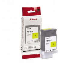 Tinteiro Original Canon PFI-107 Y Amarelo 130ml