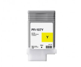 Tinteiro Compativel Canon PFI-107 Y Amarelo 130ml