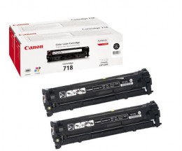 2 Toners Originais, Canon EP-718 Preto ~ 3.400 Paginas