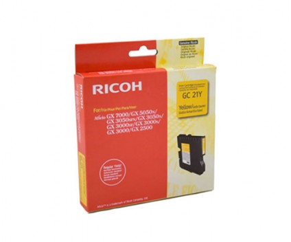 Tinteiro Original Ricoh GC-21 Y Amarelo ~ 1.000 Paginas