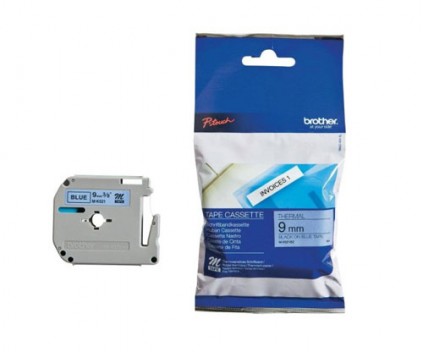 Fita Original Brother MK521BZ 9mm x 8m Não Laminada