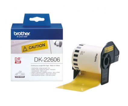 Etiquetas Originais, Brother DK22606 SINALETICA 62mm x 15.24m