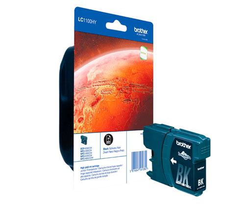 Tinteiro Original Brother LC-1100HYBK Preto 19ml ~ 900 Paginas