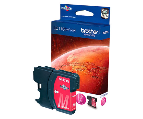 Tinteiro Original Brother LC-1100HYM Magenta 10.1ml ~ 750 Paginas