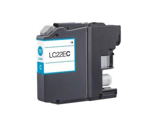 Tinteiro Compativel Brother LC-22E C Cyan