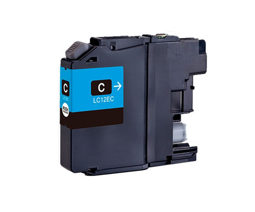 Tinteiro Compativel Brother LC-12E C Cyan