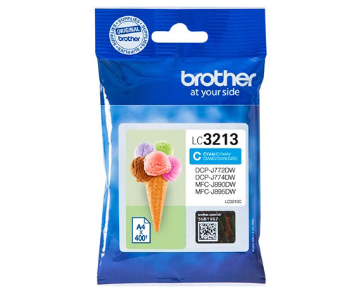 Tinteiro Original Brother LC-3213C Cyan ~ 400 Paginas
