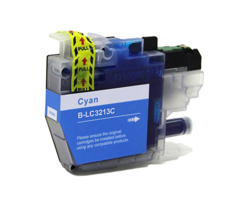 Tinteiro Compativel Brother LC-3211 / LC-3213 Cyan ~ 400 Paginas