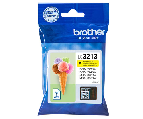 Tinteiro Original Brother LC-3213Y Amarelo ~ 400 Paginas