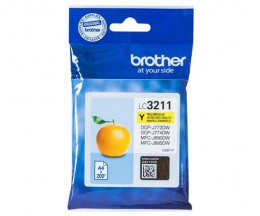 Tinteiro Original Brother LC-3211Y Amarelo ~ 200 Paginas