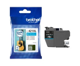 Tinteiro Original Brother LC-421XLC Cyan ~ 500 Paginas