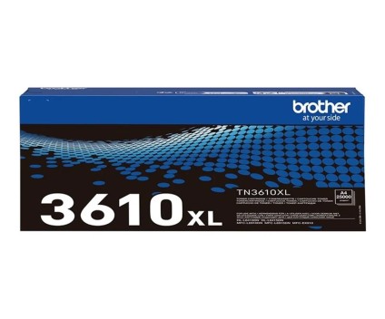 Toner Original Brother TN-3610 XL Preto ~ 25.000 Paginas