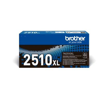 Toner Original Brother TN-2510 XL Preto ~ 3.000 Paginas