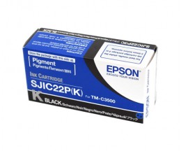 Tinteiro Original Epson SJIC22P / K Preto 33ml