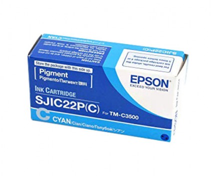 Tinteiro Original Epson SJIC22P / C Cyan 32.5ml