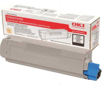 Toner Original OKI 43324424 Preto ~ 6.000 Paginas