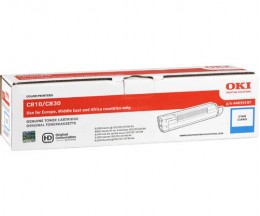Toner Original OKI 44059107 Cyan ~ 8.000 Paginas