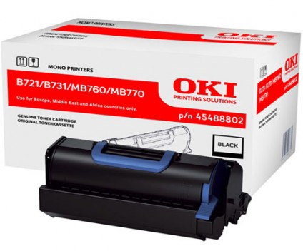 Toner Original OKI 45488802 Preto ~ 18.000 Paginas