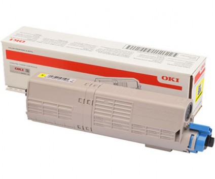 Toner Original OKI 46490605 Amarelo ~ 6.000 Paginas