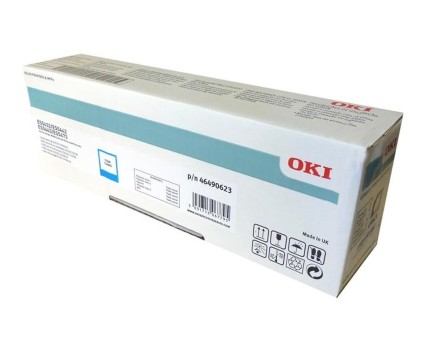 Toner Original OKI 46490623 Cyan ~ 6.000 Paginas