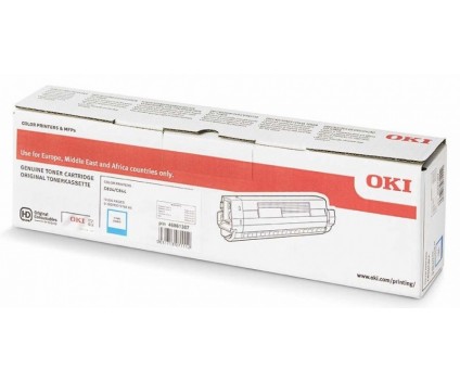 Toner Original OKI 46861307 Cyan ~ 10.000 Paginas