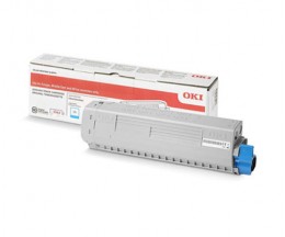 Toner Original OKI 47095703 Cyan ~ 5.000 Paginas