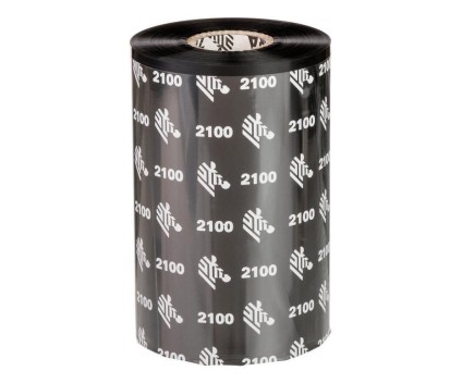 12 Fitas de Transferência Térmica Originais, Zebra 02100BK17445 174mm x 450m