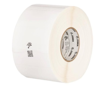 4 Etiquetas Originais, Zebra 3004428 75mm x 35mm ~ 1.760 / Rolo