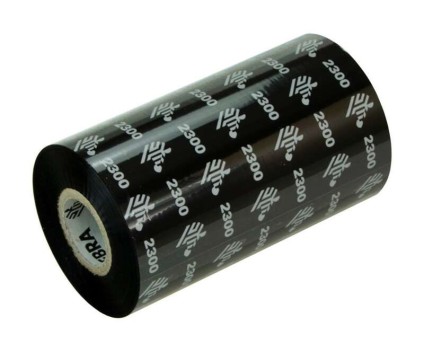 12 Fitas de Transferência Térmica Originais, Zebra 02300GS08407 84mm x 74m