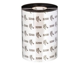6 Fitas de Transferência Térmica Originais, Zebra 03200BK06045 60mm x 450m