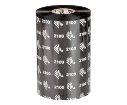 12 Fitas de Transferência Térmica Originais, Zebra 02100BK11045 110mm x 450m